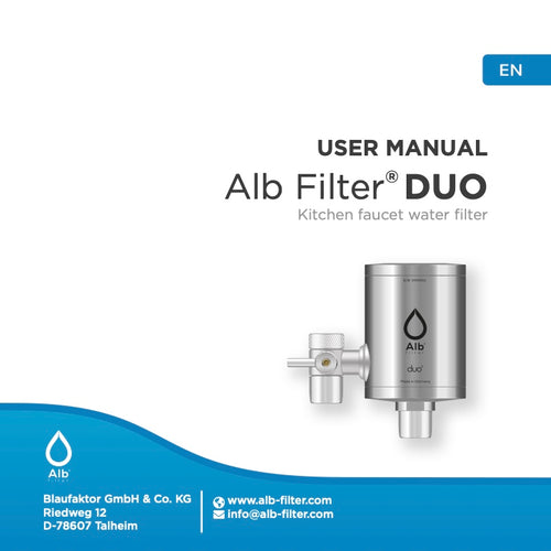 Manual Duo faucet filter (EN, PDF)