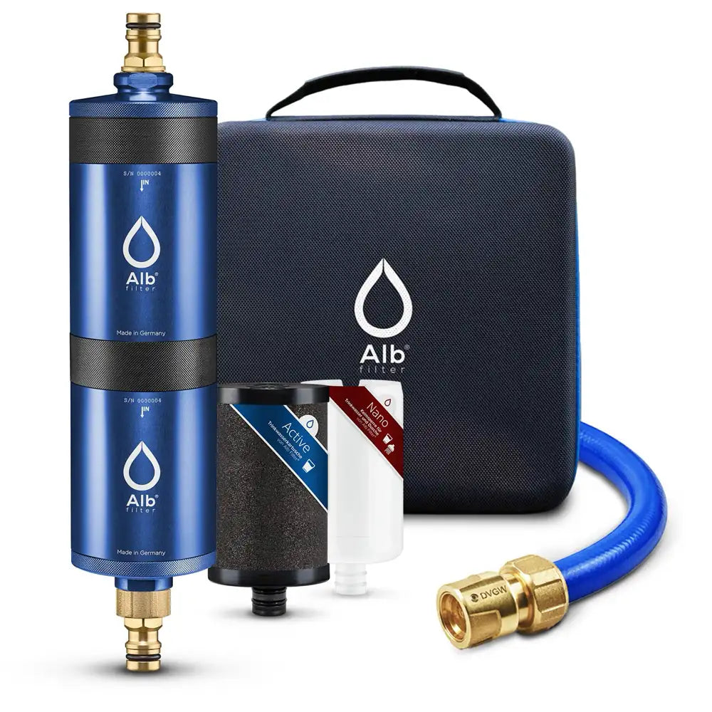 Produktbild Alb Filter Mobil Fusion Blau Protect mit Koffer, Kartuschen und Schlauch