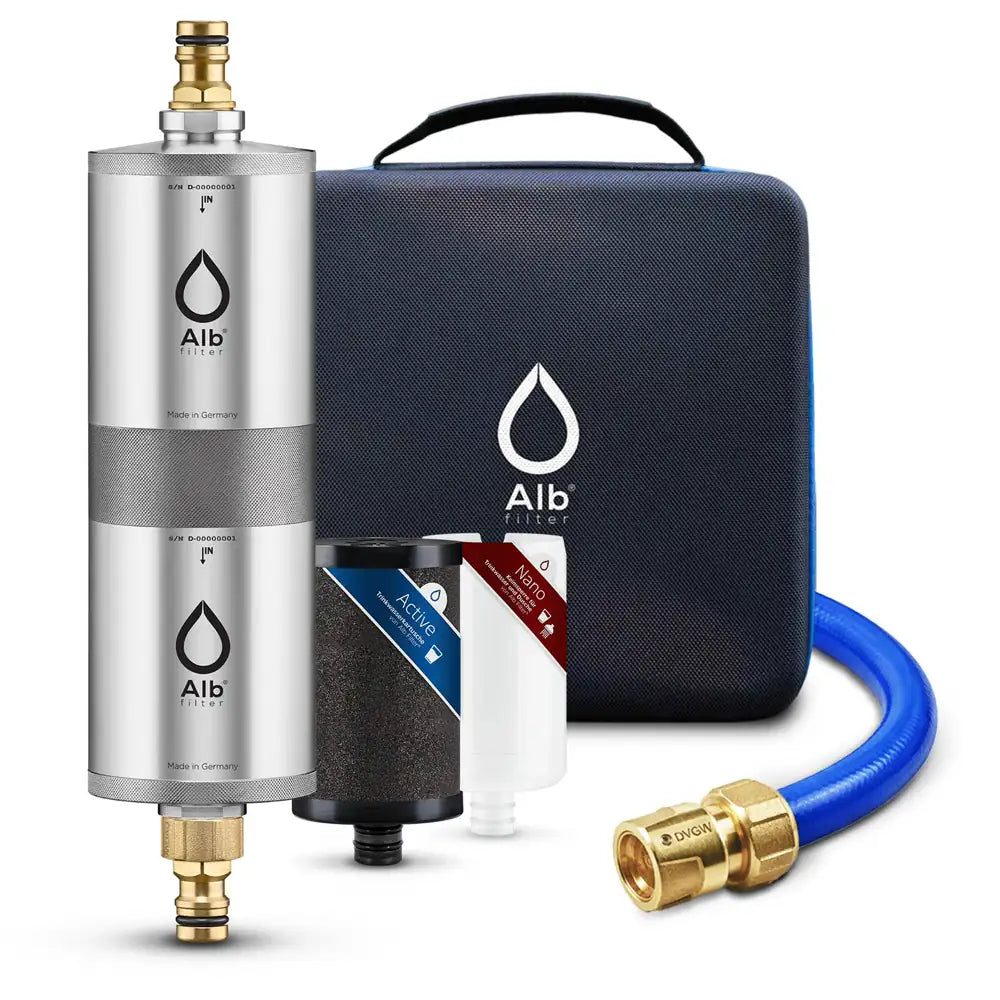 Produktbild Alb Filter Mobil Fusion Edelstahl mit Koffer, Kartuschen und Schlauch