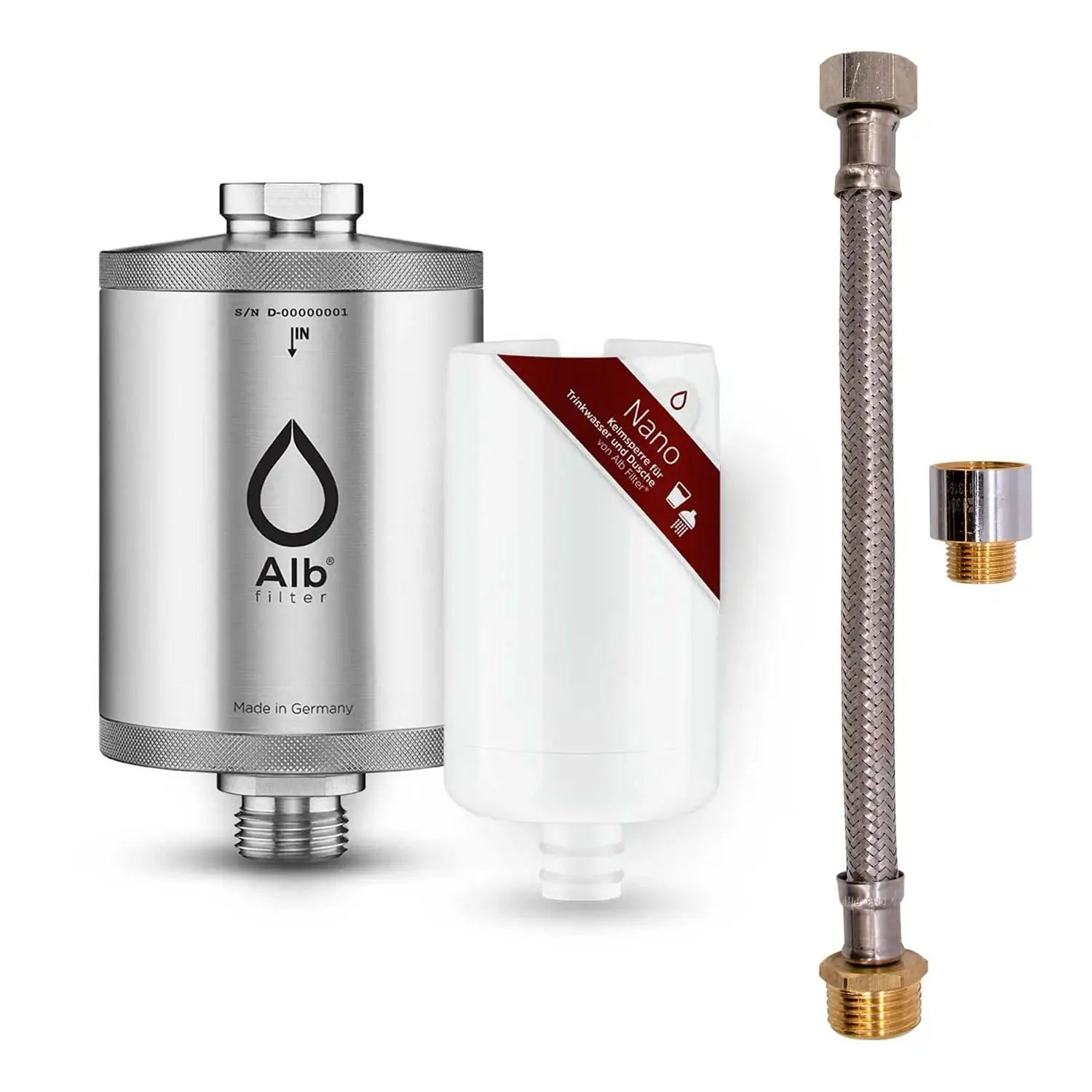 Alb Filter - Trinkwasserfilter Nano Edelstahl / Standard / ohne Protect