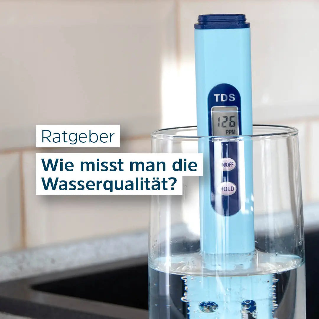 Wie misst man die Wasserqualität von Trinkwasser?