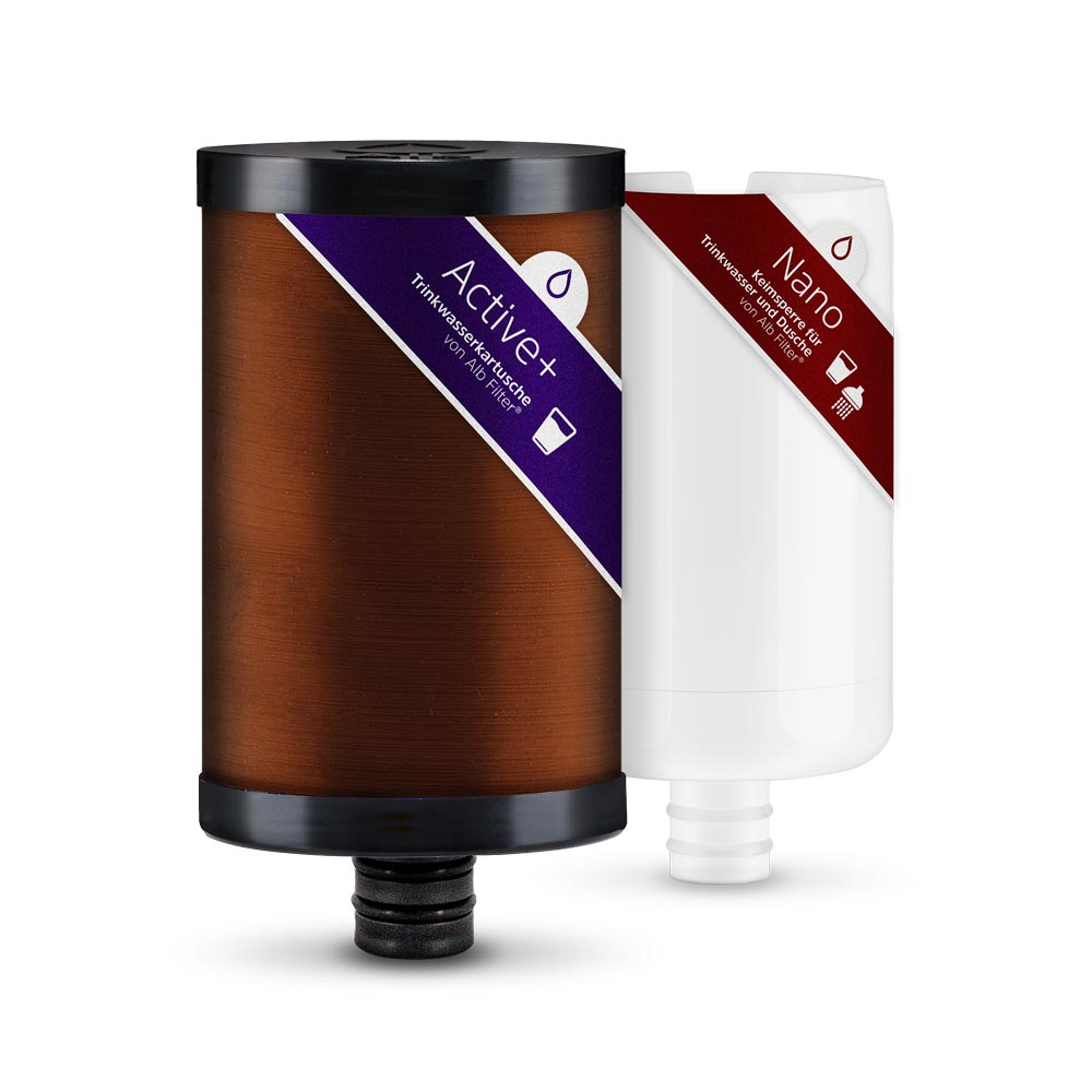 Alb Filter Active Plus + Nano Kartuschen-Set – kombinierter Fusion-Filter mit Keimschutz