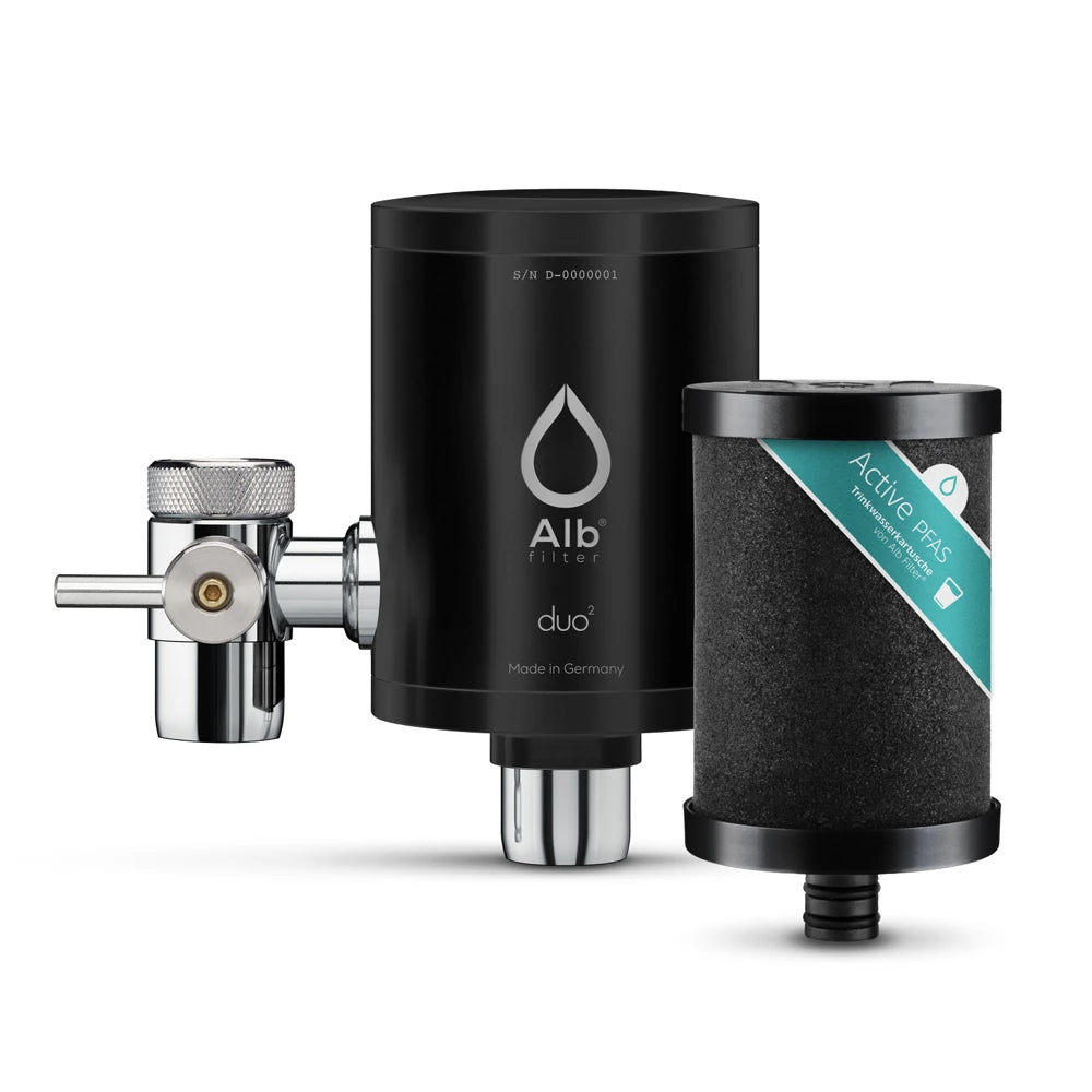 Alb Filter Duo Schwarz mit Active PFAS Kartusche