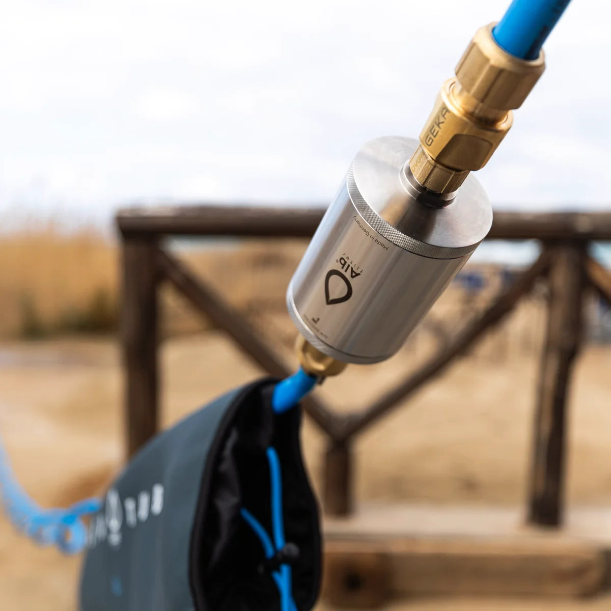 Alb Filter Mobil Element Edelstahl mit Flextube Befüllschlauch