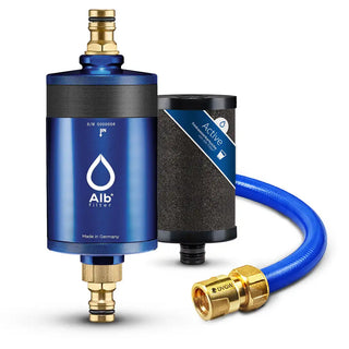 Produktbild Alb Filter Mobil Active Aluminium Blau Protect mit Kartuschen und Schlauch