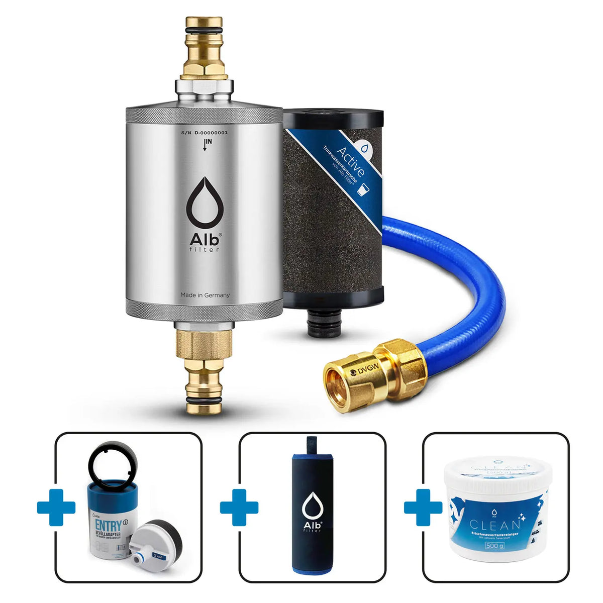 Alb Filter Mobil Active Camping-Bundle – Trinkwasserfilter-Set fürs Wohnmobil