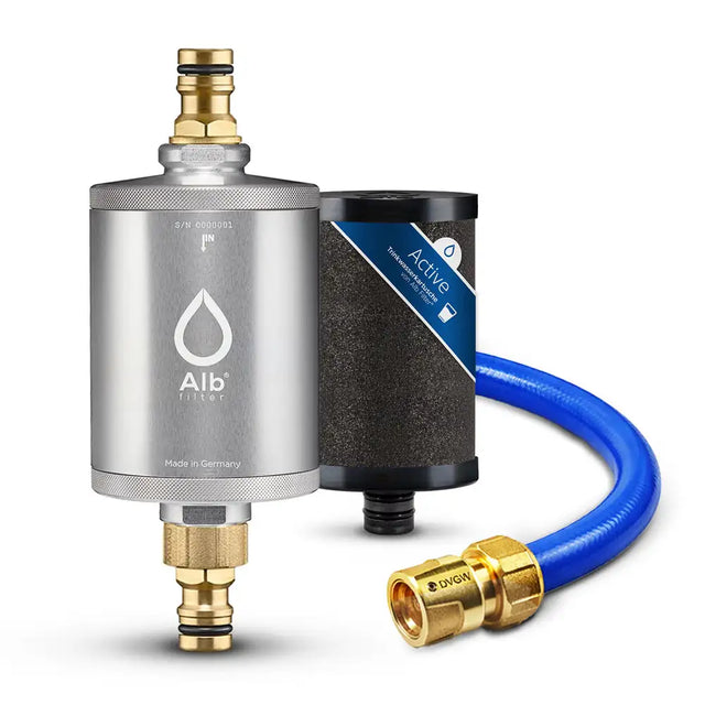 Produktbild Alb Filter Mobil Active Aluminium Silber mit Kartuschen und Schlauch