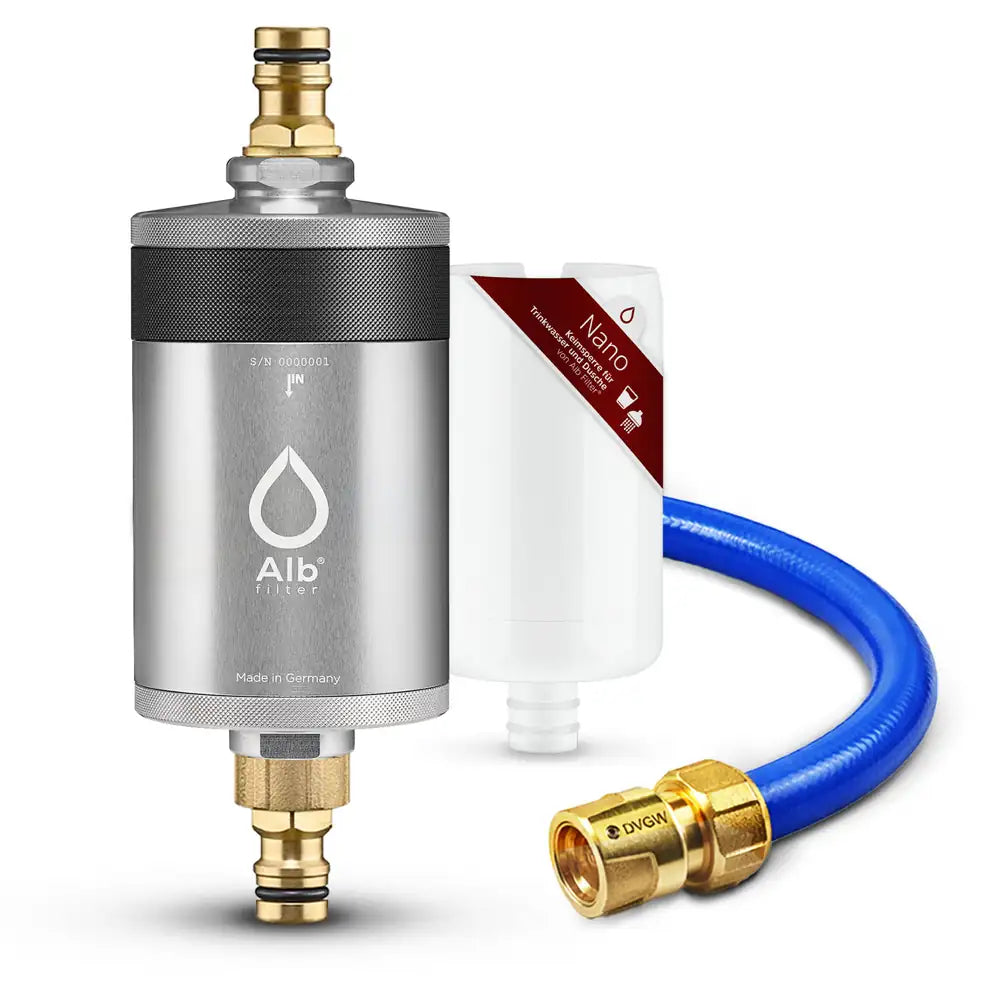 Produktbild Alb Filter Mobil Aluminium Silber Protect mit Kartuschen und Schlauch