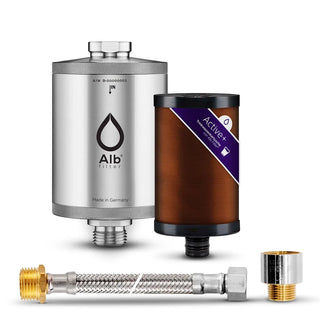 Alb Filter - Trinkwasserfilter Active Plus Edelstahl / Anschluss-Set: Standard / ohne Protect