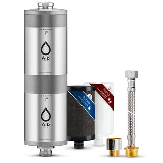 Alb Filter - Trinkwasserfilter Fusion Edelstahl / Anschluss-Set: Standard / mit Protect