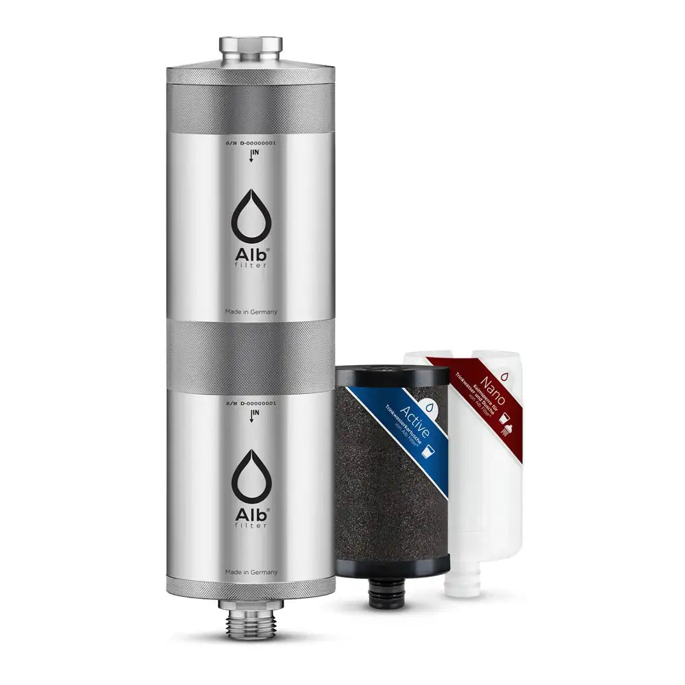 Alb Filter - Trinkwasserfilter Fusion Edelstahl / mit Protect