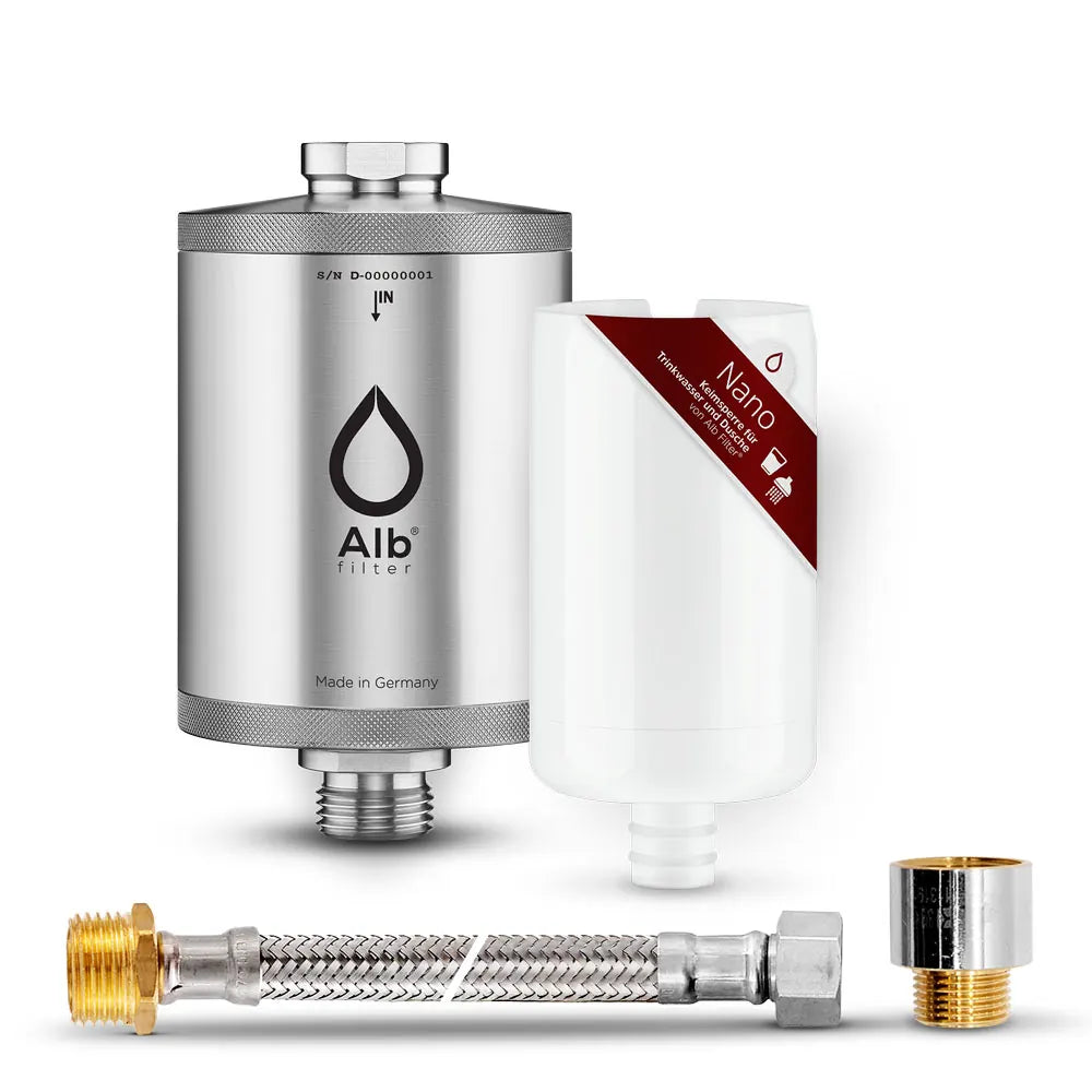Alb Filter - Trinkwasserfilter Nano Edelstahl / Anschluss-Set: Standard / ohne Protect