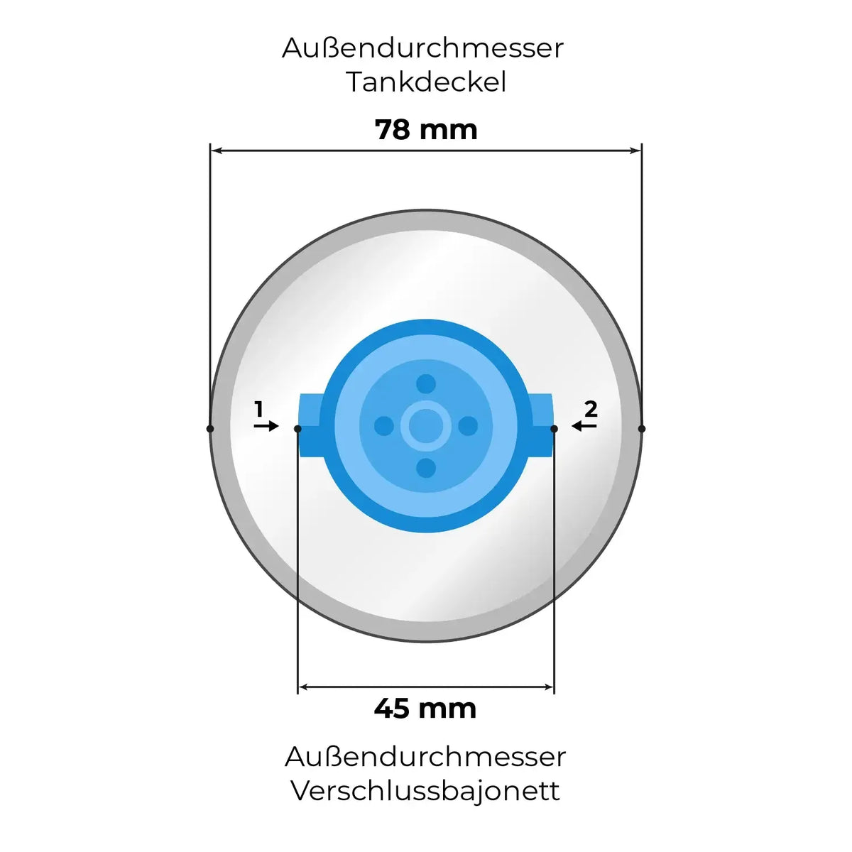 Grafik Adapter 2-Pin 78 mm