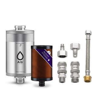 Alb Active Plus+ drinking water filter with Under-sink connection set quick coupling and Protect pre-filter