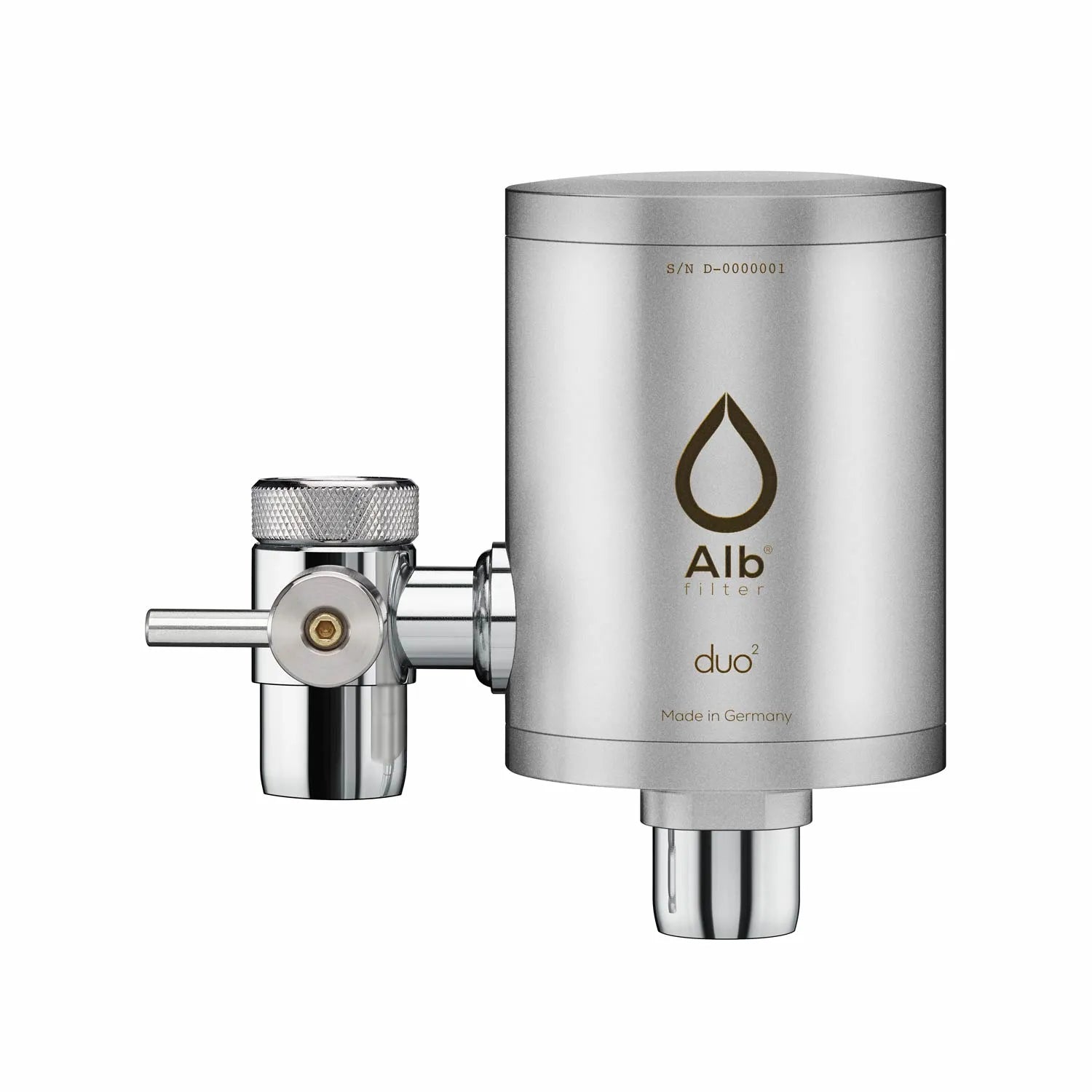 Duo Wasserhahnfilter-Gehäuse in Edelstahl – Alb Filter