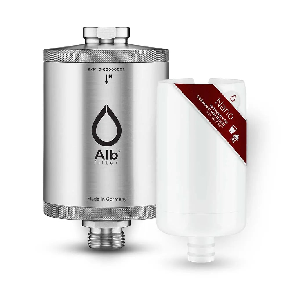 Alb Filter - Shower filter Nano stainless steel nature / without Protect