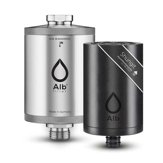 Alb Filter - Alb Duschfilter Shungit Edelstahl Natur