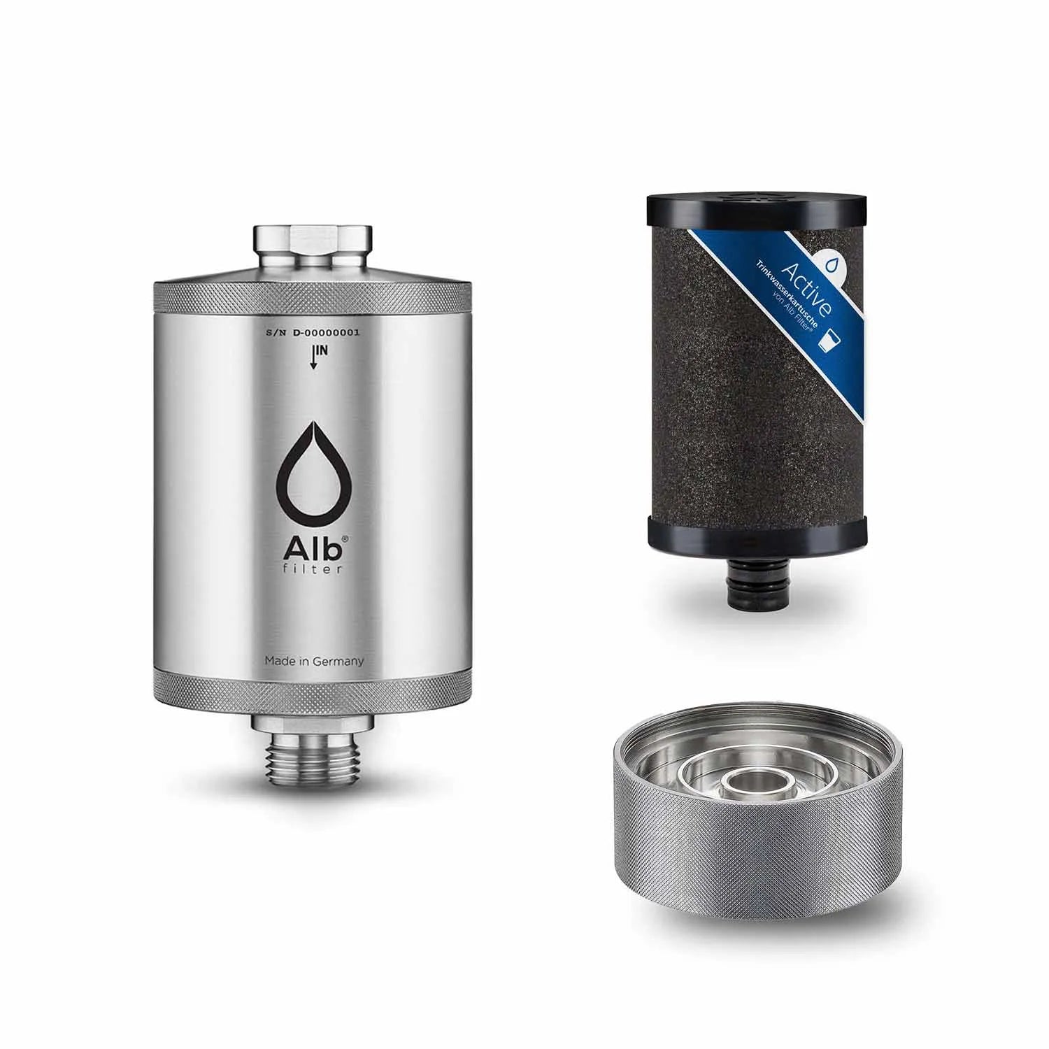 Upgrade Set Alb Filter Active with Connect stainless steel nature