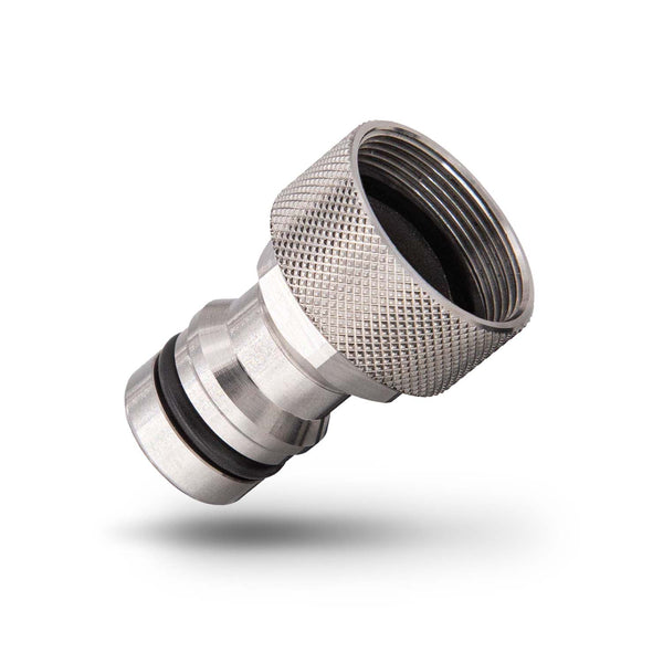 Hahnverbinder Edelstahl M22 IG inkl. Adapter