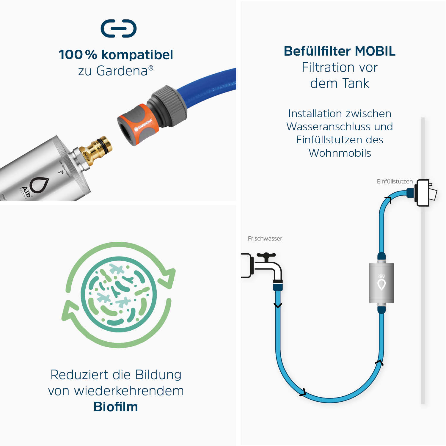 Alb Filter® MOBIL Nano Trinkwasserfilter Mit GEKA Anschluss Edelstahl Natur  jetzt bestellen!