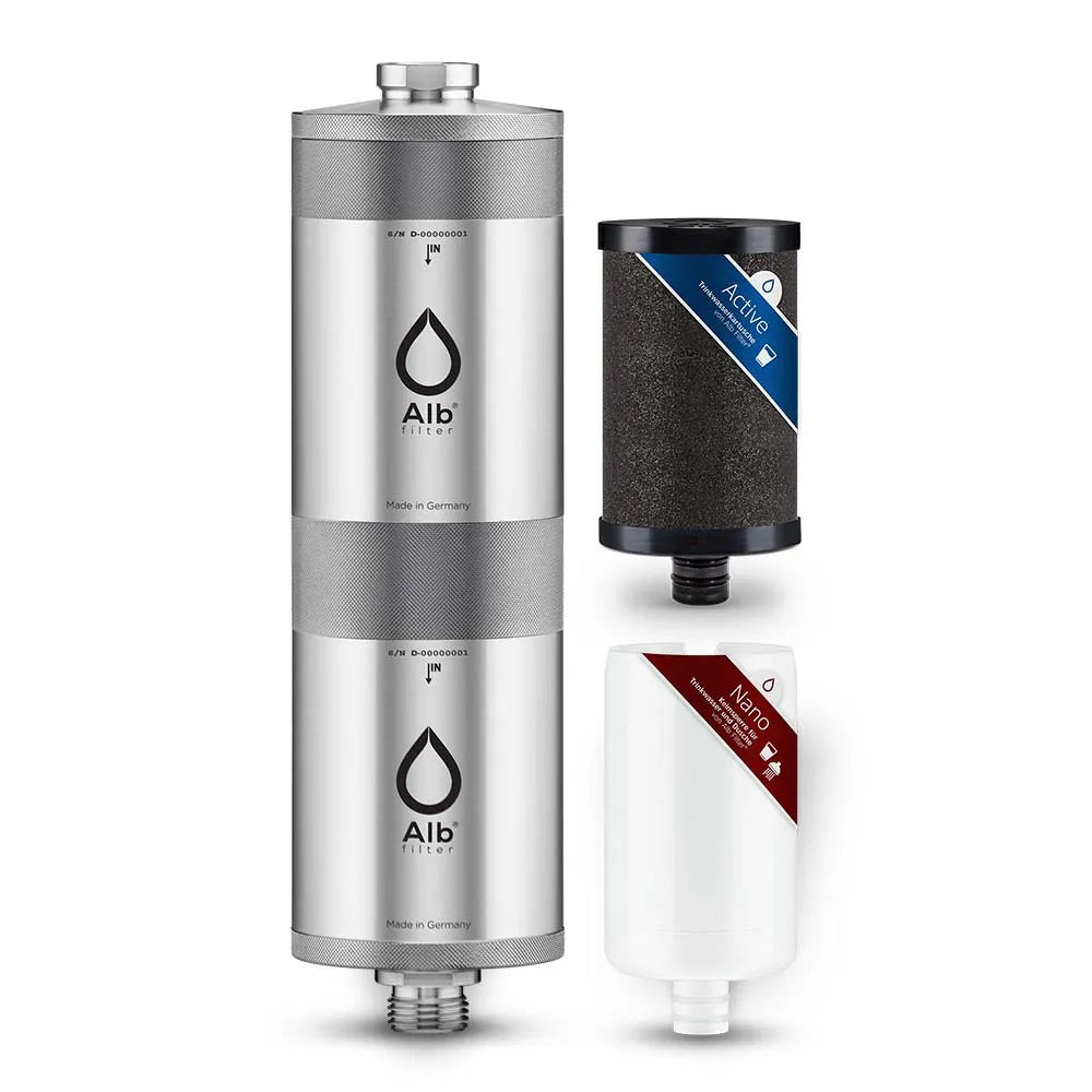 Alb Filter Fusion Trinkwasserfilter aus Edelstahl mit Protect Vorfilter