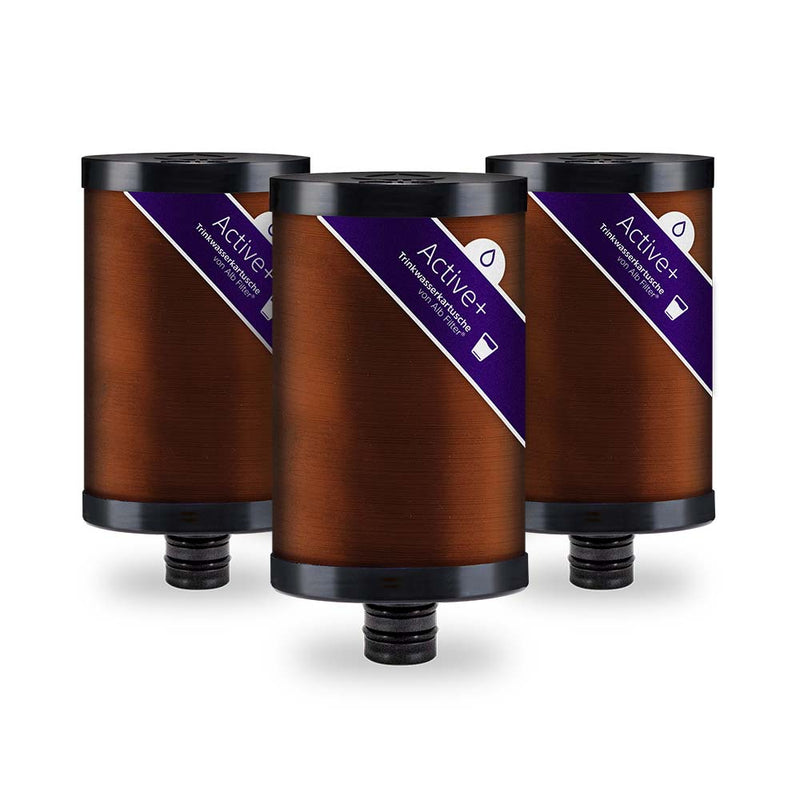 Alb Filter Active Plus+ Wasserfilter Ersatzkartusche 3er Set