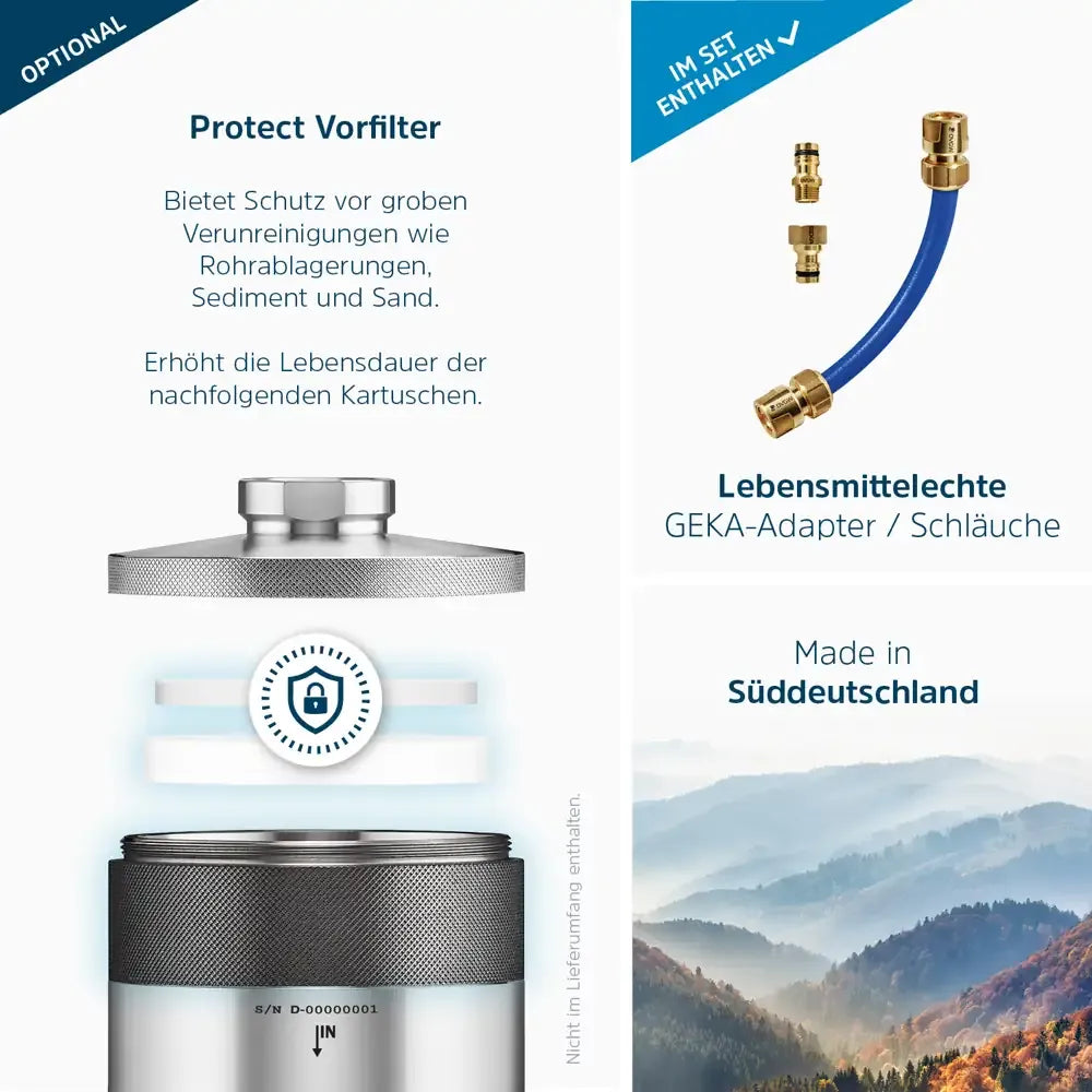 Alb Filter - MOBIL Nano Trinkwasserfilter | Mit GEKA Anschluss