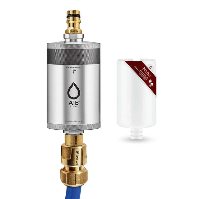 Alb Filter - MOBIL Nano drinking water filter | With GEKA connection stainless steel natural