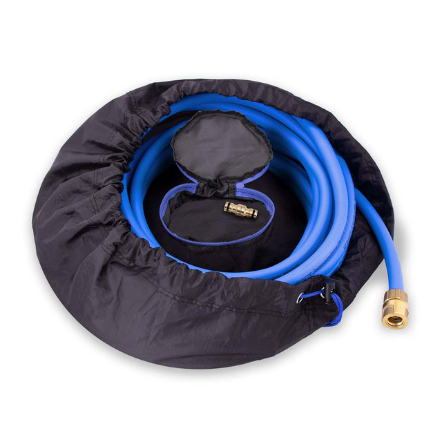 Hose in a hose bag for campers