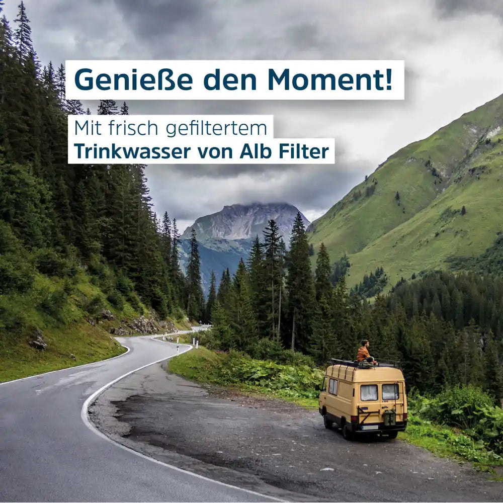 Alb Filter - TRAVEL Nano Camping Wasserfilter - Keimsperre für den Festeinbau